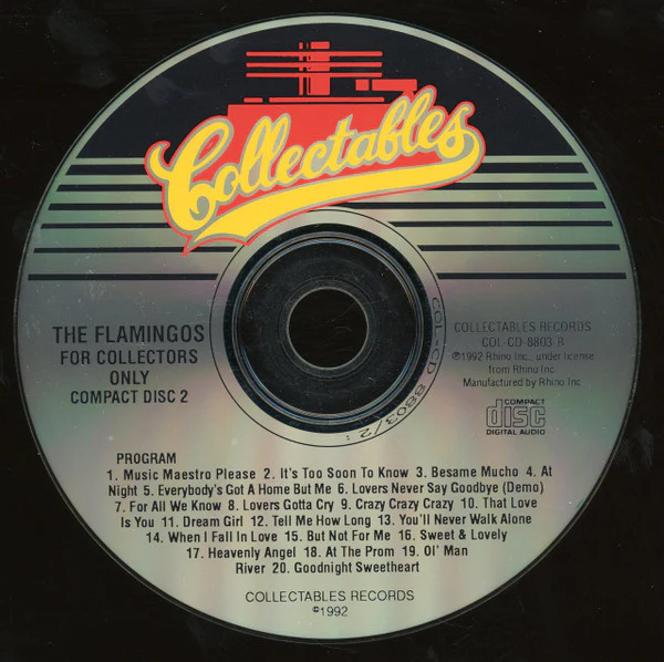 The Flamingos - For Collectors Only (CD) - Image 5