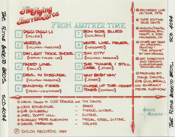 The Flying Burrito Bros - From Another Time (CD) - Image 2