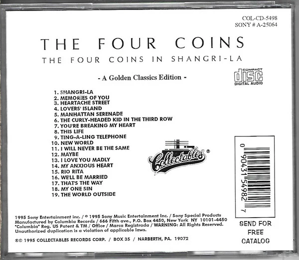 The Four Coins - In Shangri-La (CD) - Image 2