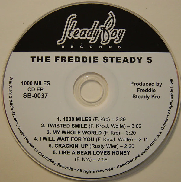 The Freddie Steady 5 - 1000 Miles (CD) - Image 3