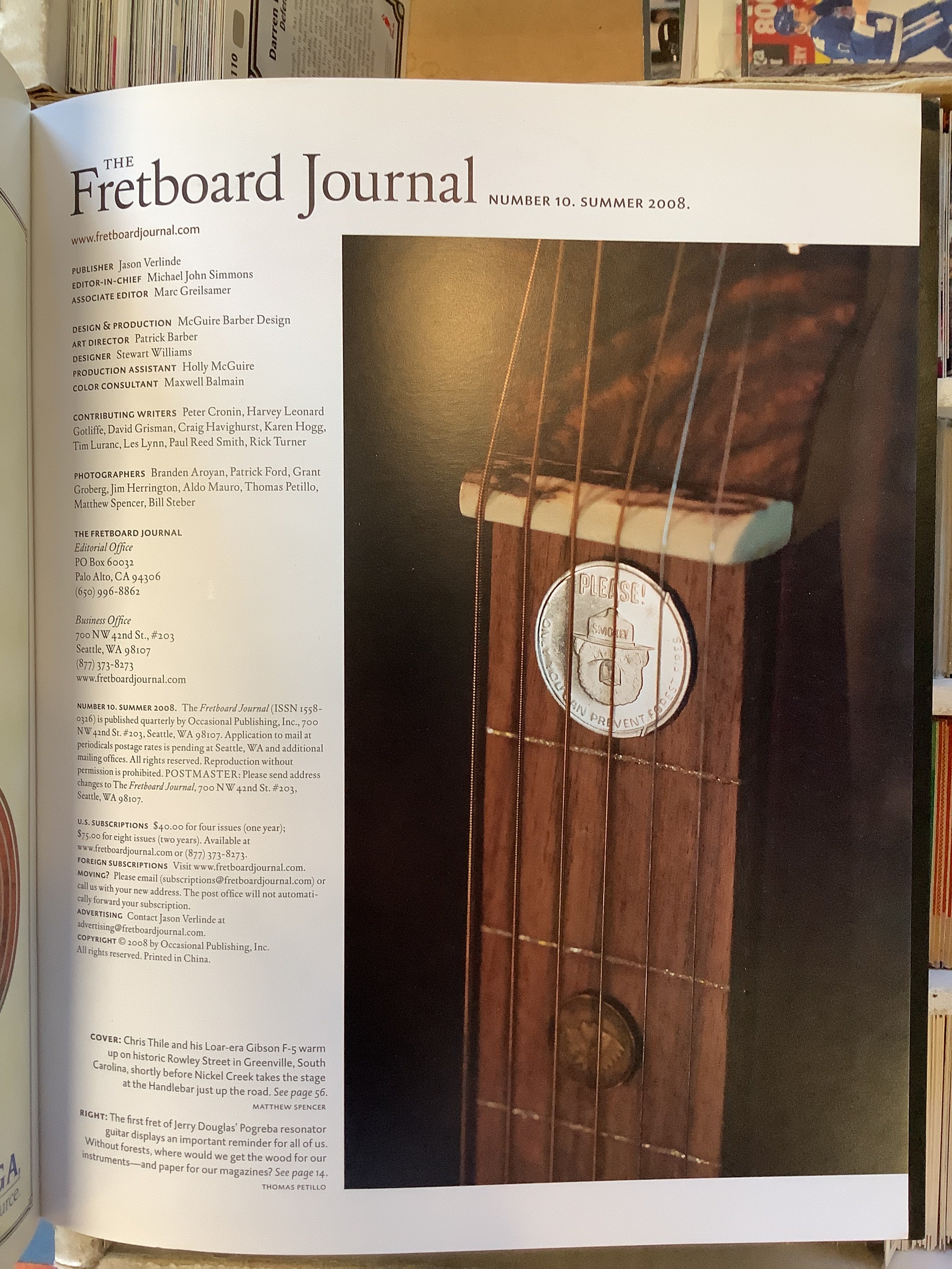 The Fretboard Journal - Chris Thile - Number 10, Summer 2008 (magazine) - Image 2