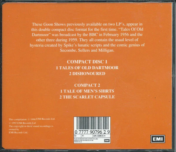 The Goons - The Goon Shows Volume 1 (CD) - Image 2