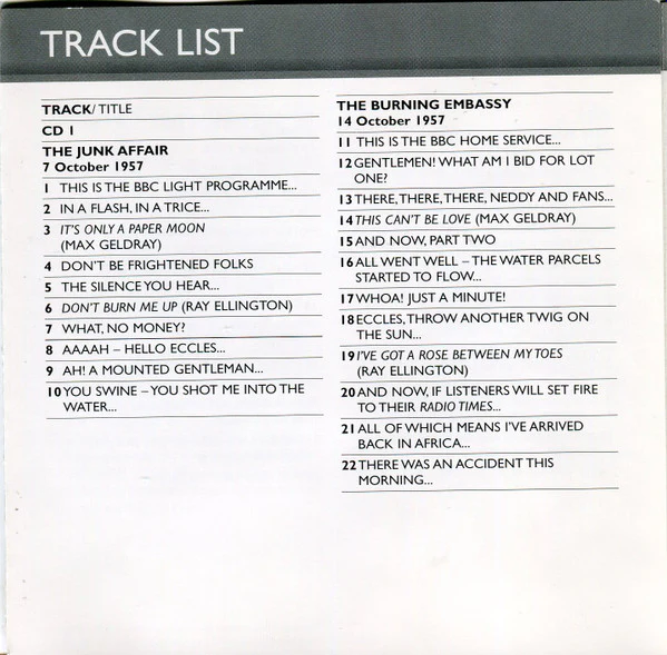 The Goons - Volume 21 "The Missing Battleship" (CD) - Image 5