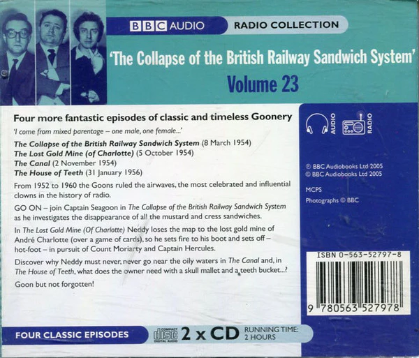 The Goons - Volume 23 "The Collapse Of The British Railway Sandwich System" (CD) - Image 2