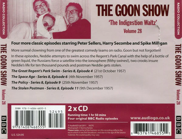 The Goons - Volume 28 "The Indigestion Waltz" (CD) - Image 2
