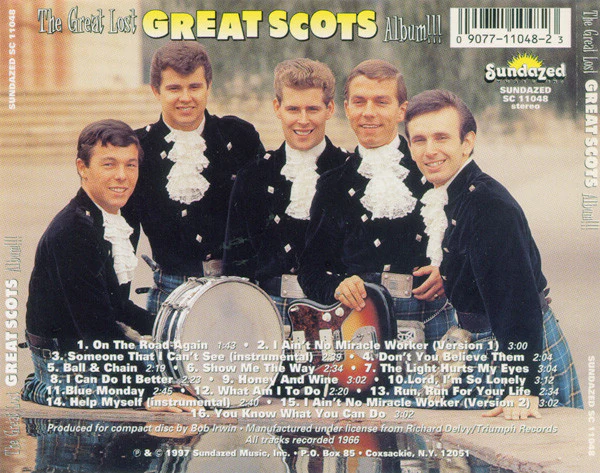 The Great Scots - The Great Lost Great Scots Album!!! (CD) - Image 2