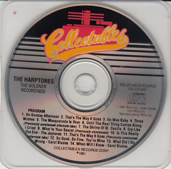 The Harptones - The Goldner Recordings (CD) - Image 3