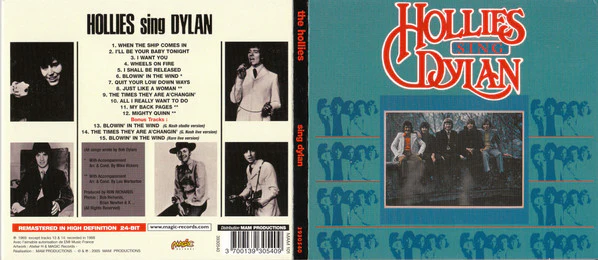 The Hollies - Hollies Sing Dylan (CD) - Image 4