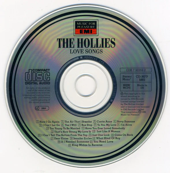 The Hollies - Love Songs (CD) - Image 3