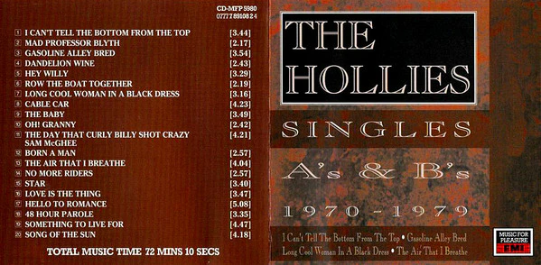 The Hollies - Singles A's & B's 1970 - 1979 (CD) - Image 3