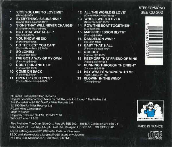 The Hollies - The Other Side Of...Plus (CD) - Image 2