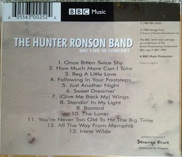 The Hunter Ronson Band - BBC Live In Concert     (CD) - Image 2