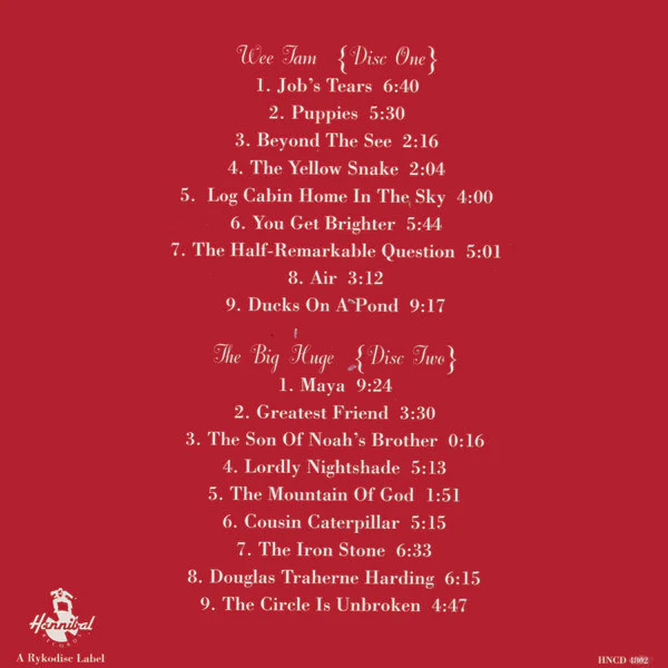The Incredible String Band - Wee Tam & The Big Huge (CD) - Image 2