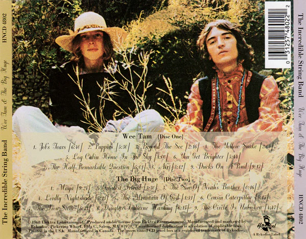 The Incredible String Band - Wee Tam & The Big Huge (CD) - Image 3