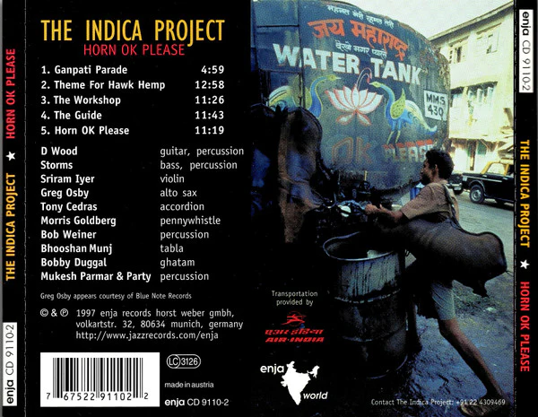 The Indica Project - Horn Ok Please (CD) - Image 2