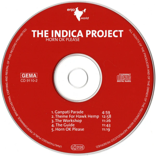 The Indica Project - Horn Ok Please (CD) - Image 3
