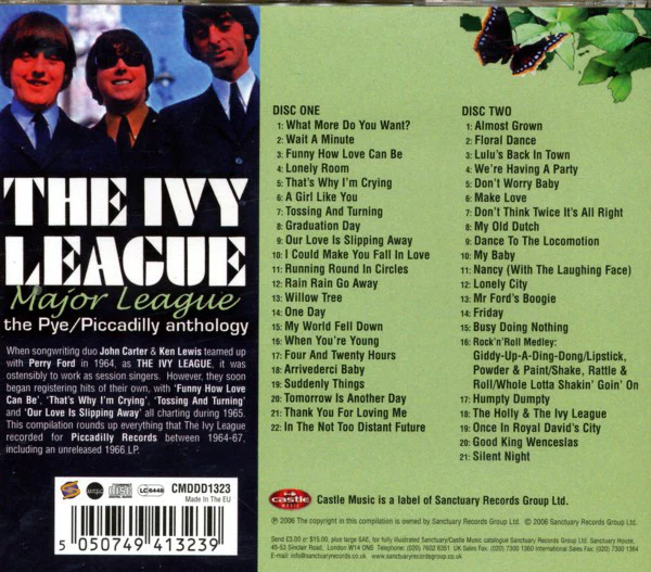 The Ivy League - Major League - The Pye/Piccadilly Anthology (CD) - Image 2
