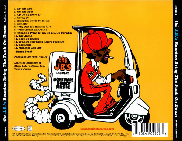 The J.B.'s Reunion* - Bring The Funk On Down (CD) - Image 3