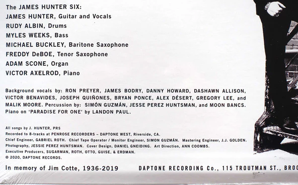 The James Hunter Six - Nick Of Time (Vinyl) - Image 5