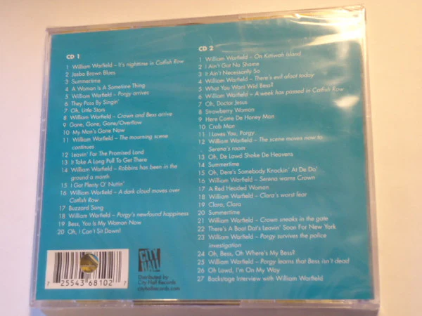 The Jim Cullum Jazz Band, William Warfield - Porgy & Bess Live (CD) - Image 2