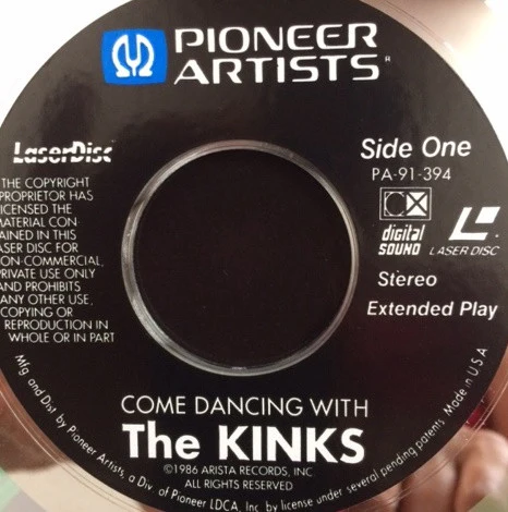 The Kinks - Come Dancing With The Kinks (Laserdisc) - Image 3
