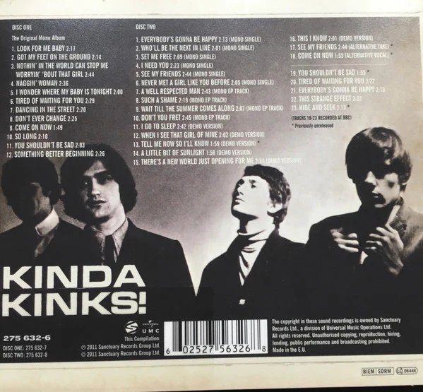 The Kinks - Kinda Kinks (CD) - Image 4
