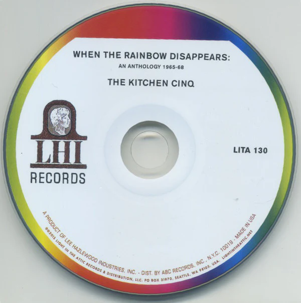 The Kitchen Cinq - When The Rainbow Disappears: An Anthology 1965-68 (CD) - Image 3