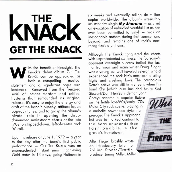 The Knack  - Get The Knack (CD) - Image 3