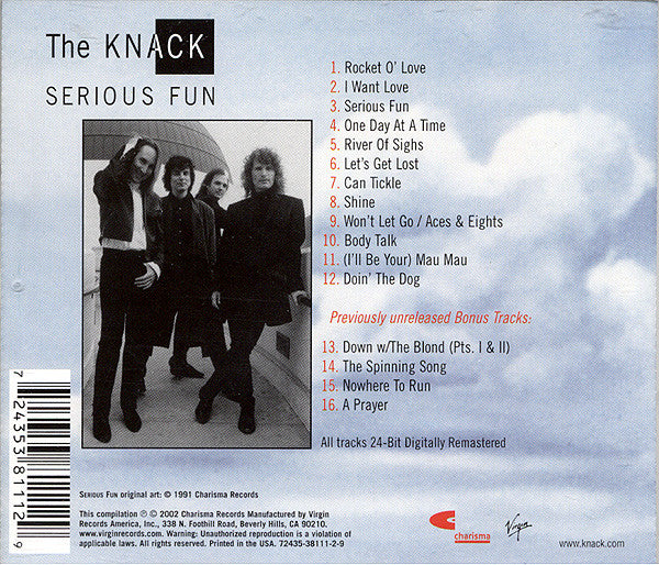 The Knack  - Serious Fun (CD) - Image 3
