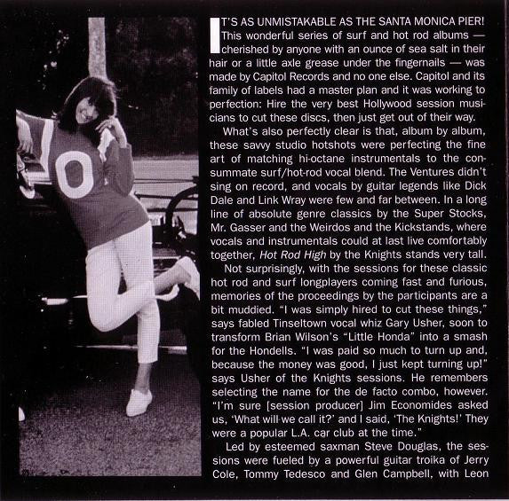 The Knights  - Hot Rod High (CD) - Image 2