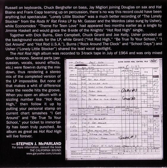 The Knights  - Hot Rod High (CD) - Image 3