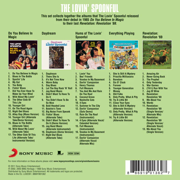 The Lovin' Spoonful - Original Album Classics (Box Set) - Image 2