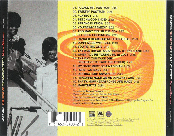The Marvelettes - The Best Of The Marvelettes (CD) - Image 2