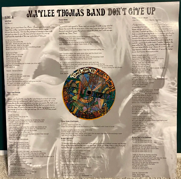 The Maylee Thomas Band - Don’t Give Up (Vinyl) - Image 4