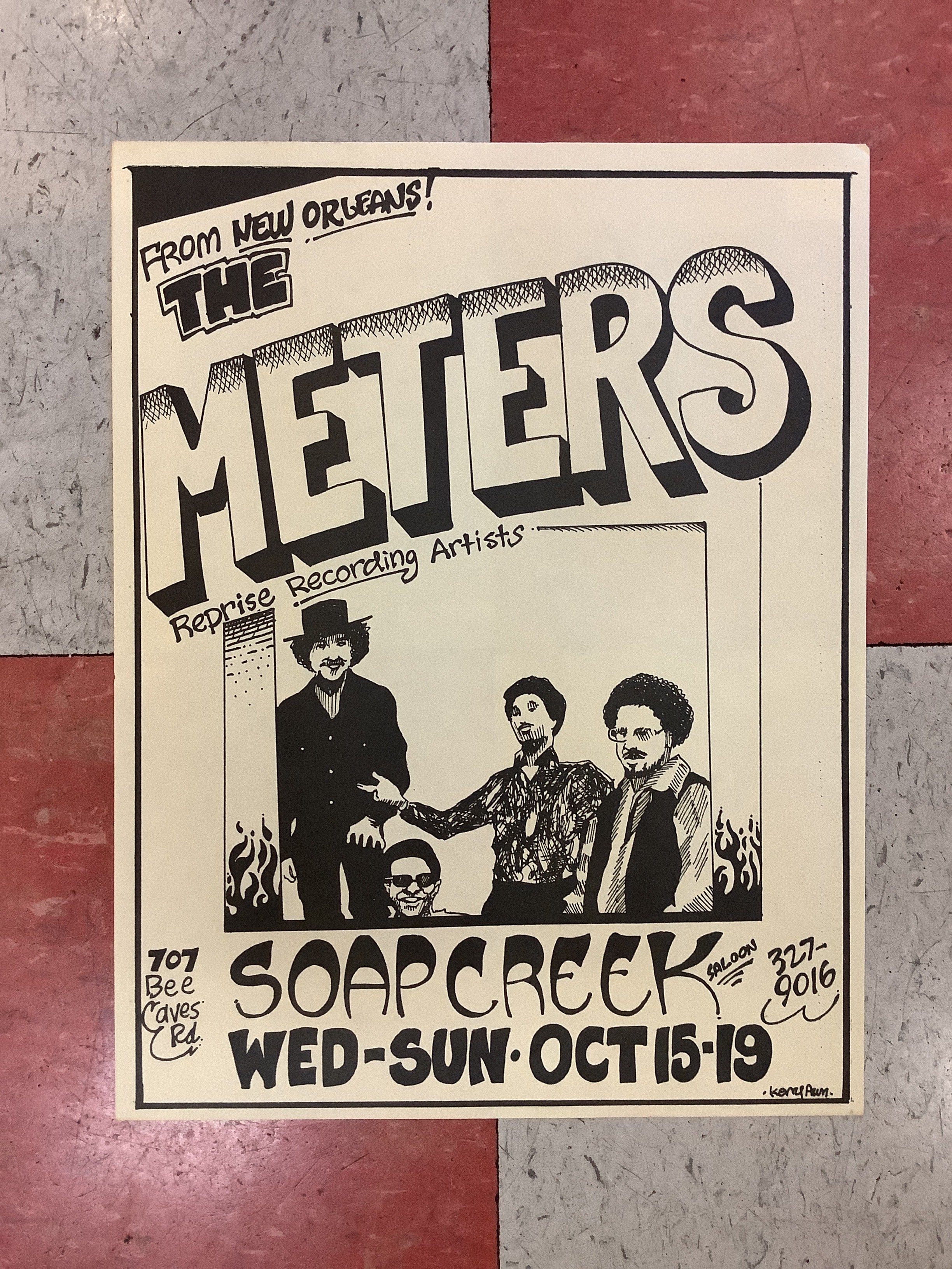 The Meters at Soap Creek Saloon (Poster)