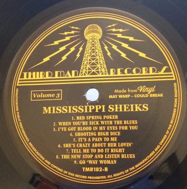 Mississippi Sheiks - Complete Recorded Works Presented In Chronological Order, Volume 3 (Vinyl) - Image 3