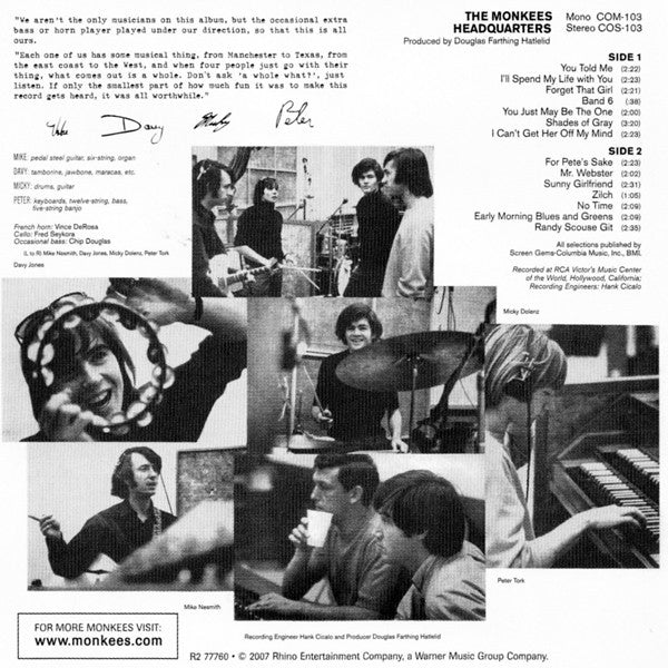 The Monkees - Headquarters (CD) - Image 3