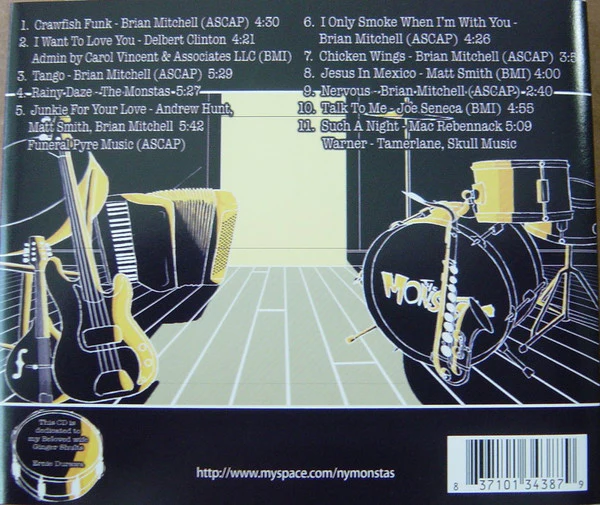 The Monstas - Meet The Monstas (CD) - Image 2