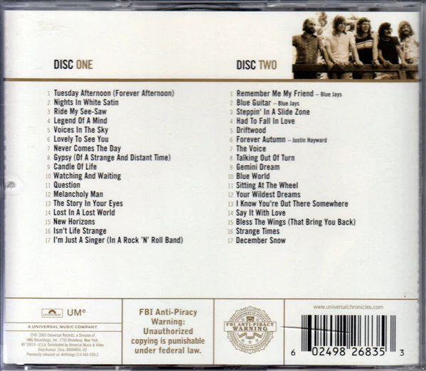 The Moody Blues - Gold (CD) - Image 2