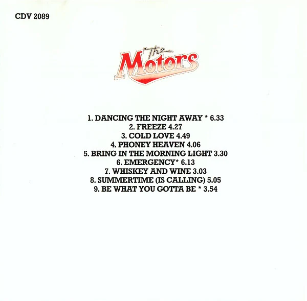 The Motors - 1 (CD) - Image 5