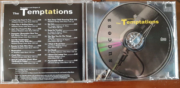 The Original Lead Singers Of The Temptations - Greatest Hits (CD) - Image 3