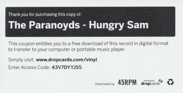 The Paranoyds - Hungry Sam / Trade Our Sins (Vinyl) - Image 5