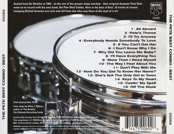 The Pete Best Combo - The Pete Best Combo (CD) - Image 2