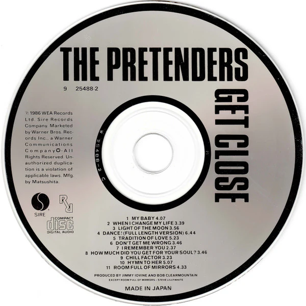 The Pretenders - Get Close (CD) - Image 3
