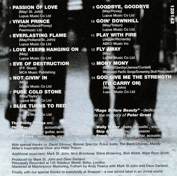 The Pretty Things - Rage Before Beauty (CD) - Image 5