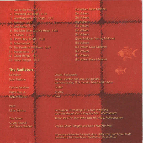 The Radiators - Dreaming Out Loud (CD) - Image 5