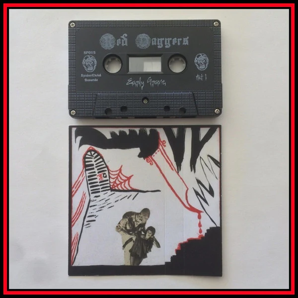 The Red Daggers - Early Grave (Cassette) - Image 3