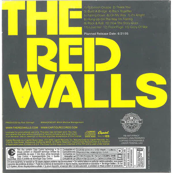 The Redwalls - De Nova (CD) - Image 2