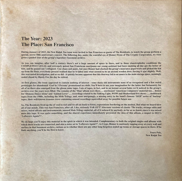 The Residents - Leftovers Again?! Again!?! (Vinyl) - Image 3
