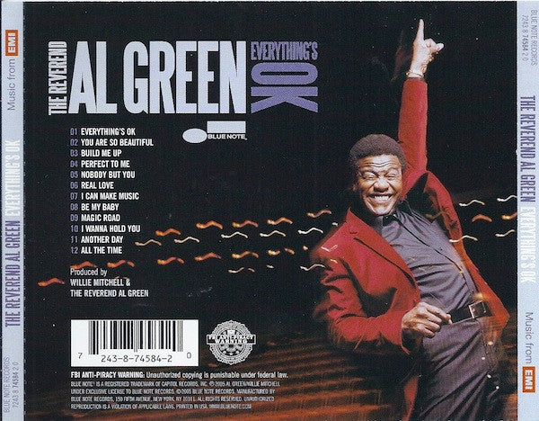 Al Green - Everything's OK (CD) - Image 2